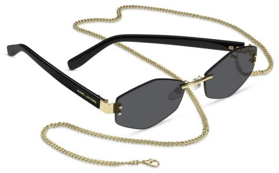 Marcj Jacobs 496/S Air Gold Geometrik Siyah Kadın Güneş Gözlüğü