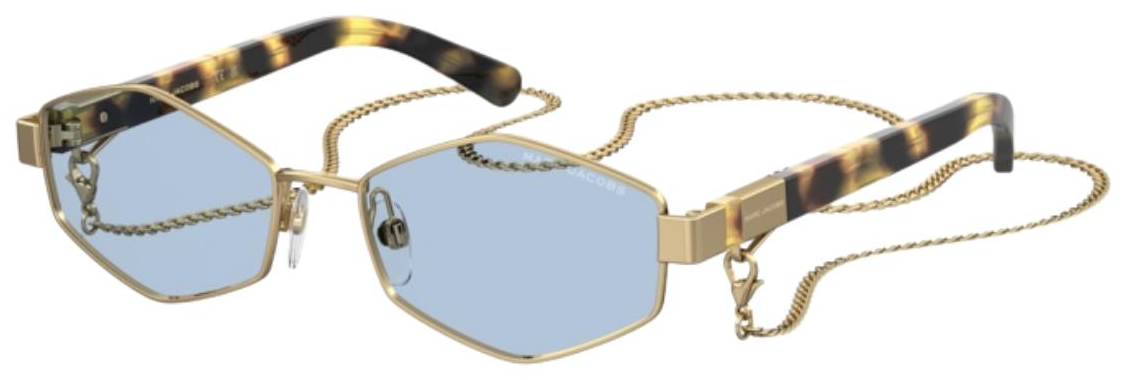 Marcj Jacobs 496/S Gold Leopar Geometrik Kadın Güneş Gözlüğü