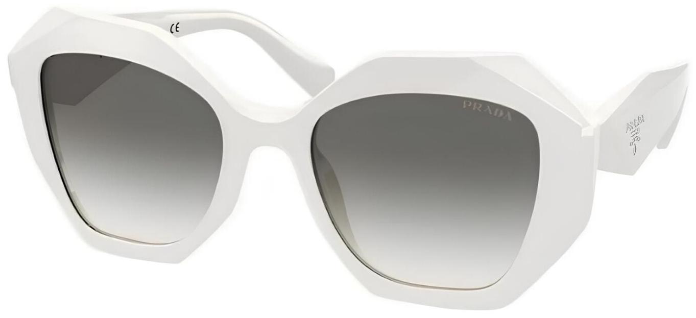 Prada 0Pr 16WS 142130 Geometrik Beyaz Kadın Güneş Gözlüğü