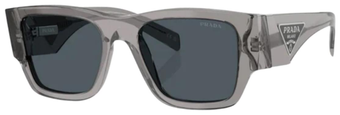Prada 0pr 10Zs Şeffaf Gri Unisex Güneş Gözlüğü