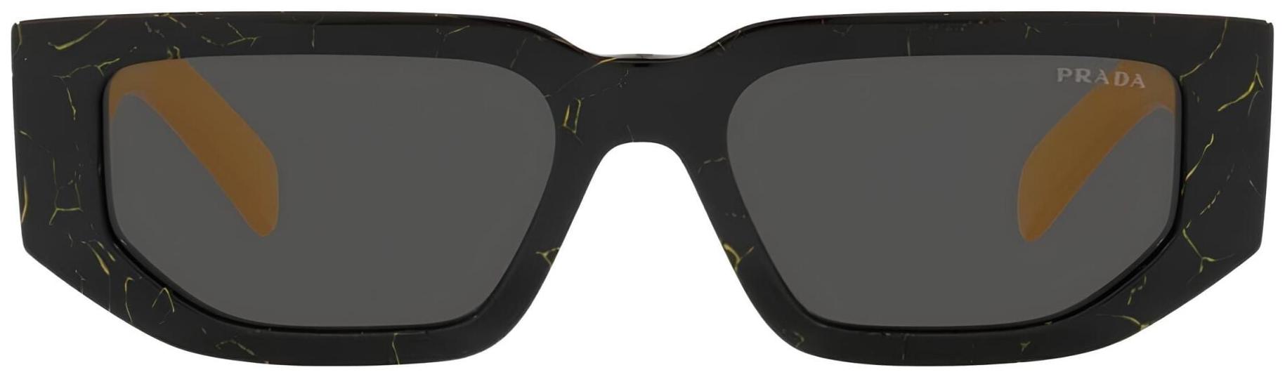 Prada 0Pr 09ZS Siyah Sarı Kadın Güneş Gözlüğü