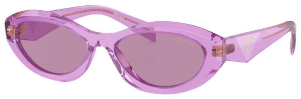 Prada 0Pr 26Zs Şeffaf Pembe Kadın Güneş Gözlüğü