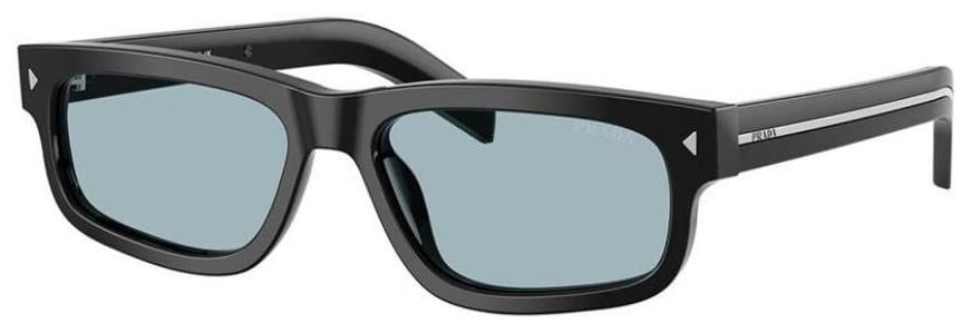 Prada 0pr b11s Dikdörtgen Siyah Unisex Güneş Gözlüğü