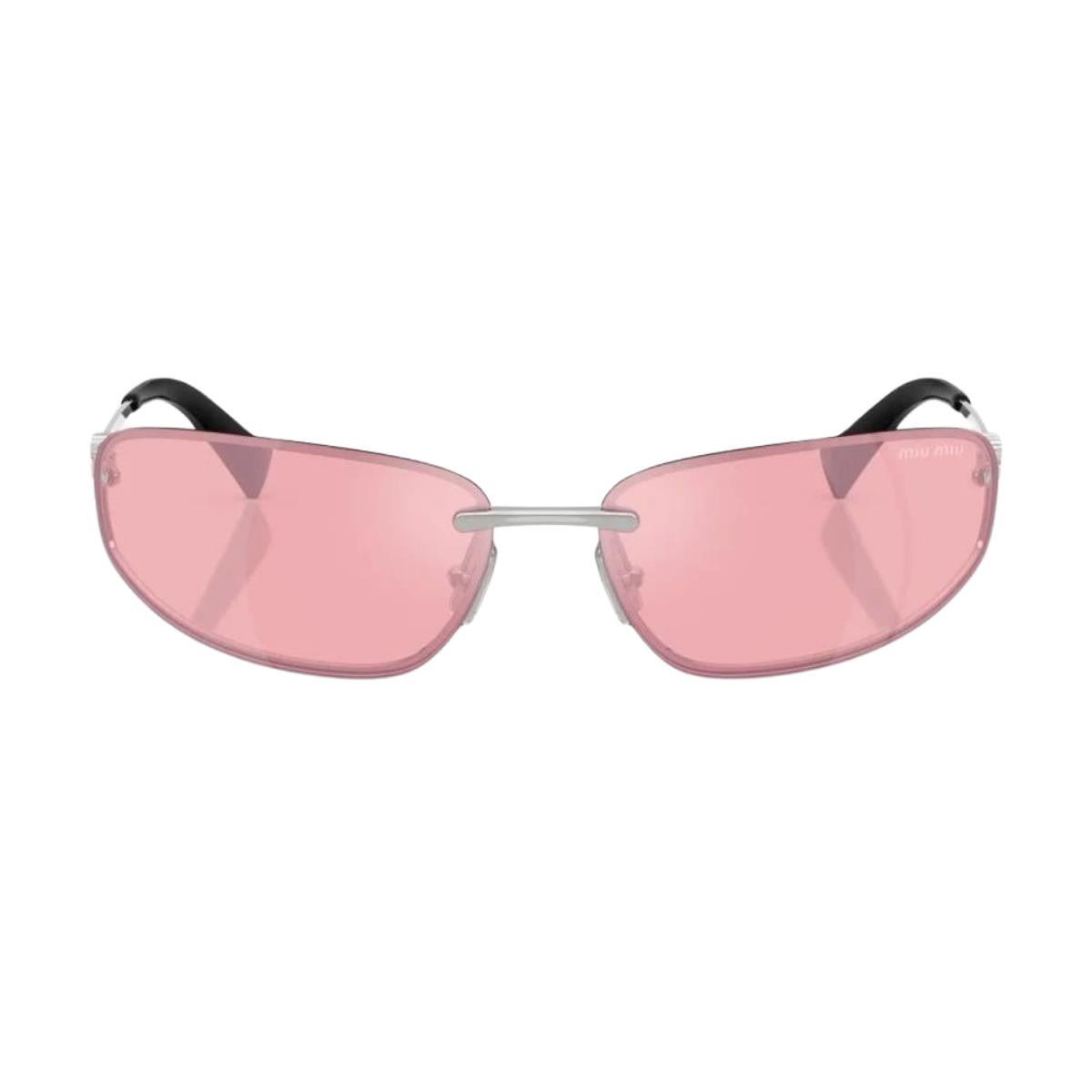 Miu Miu 0Mu A50s Silver Pembe Kadın Güneş Gözlüğü