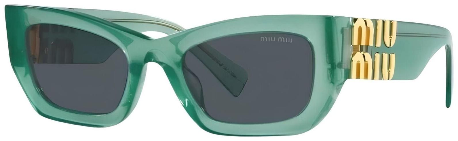 Miu Miu 0Mu 09ws Yeşil Cat Eye Kadın Güneş Gözlüğü
