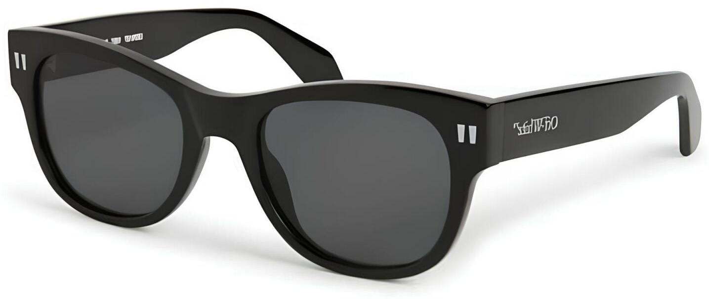 Off White Oeri107 Oval Siyah Unisex Güneş Gözlüğü